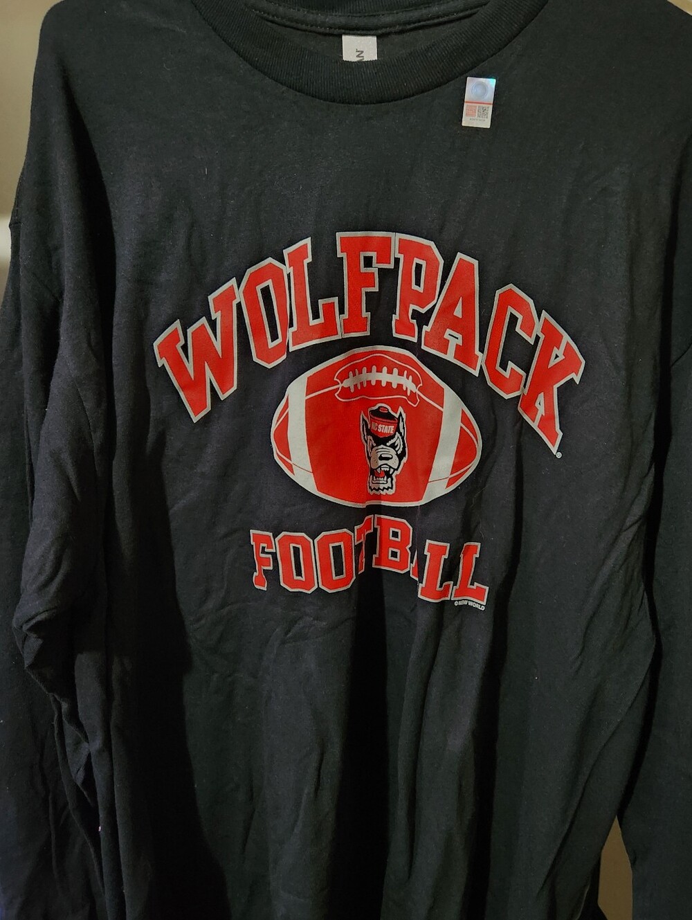 NC State Wolfpack Football Long Sleeve Tee